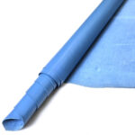 HOVĚZÍ KŮŽE - TŘÍSLOČINĚNÁ HLAZENICE - MODRÁ - 1,1-1,2 mm - Obrázek 2