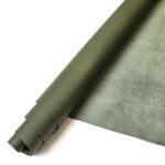 HOVĚZÍ KŮŽE - TŘÍSLOČINĚNÁ HLAZENICE - OLIVOVÁ - 1,1-1,2 mm - Obrázek 2