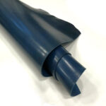 HOVĚZÍ KŮŽE - TŘÍSLOČINĚNÁ HLAZENICE - TMAVĚ MODRÁ - 3,5-3,6 mm