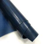 HOVĚZÍ KŮŽE - TŘÍSLOČINĚNÁ HLAZENICE - TMAVĚ MODRÁ - 3,5-3,6 mm - Obrázek 2