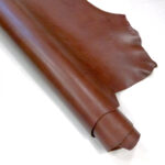 HOVĚZÍ KŮŽE - TŘÍSLOČINĚNÁ HLAZENICE - HNĚDÁ - 3,7-3,8 mm