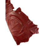 PRAVÁ KŮŽE – HOVĚZÍ USEŇ - ČERVENÁ - Obrázek 2