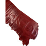 PRAVÁ KŮŽE – HOVĚZÍ USEŇ – ČERVENÁ - Obrázek 2