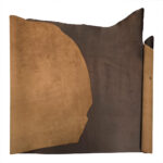 HOVĚZÍ KŮŽE - TŘÍSLOČINĚNÁ HLAZENICE - HNĚDÁ - CRAZY HORSE - 1.6-1.9 mm - Obrázek 2