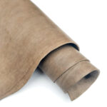 HOVĚZÍ KŮŽE / TŘÍSLOČINĚNÁ HLAZENICE - TMAVĚ BÉŽOVÁ - 3,2 mm