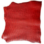 HOVĚZÍ KŮŽE / TŘÍSLOČINĚNÁ HLAZENICE - ČERVENÁ - 3.5 mm - Obrázek 2