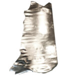 HOVĚZÍ KŮŽE S POVRCHOVOU ÚPRAVOU (LAMINACE) - METALLIC STŘÍBRNÁ - Obrázek 2