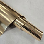 HOVĚZÍ KŮŽE S POVRCHOVOU ÚPRAVOU (LAMINACE) – METALLIC ZLATÁ - 1mm