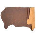 HOVĚZÍ KŮŽE - TŘÍSLOČINĚNÁ HLAZENICE - HNĚDÁ - CRAZY HORSE - 1.5-1.7 mm - Obrázek 2