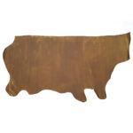 HOVĚZÍ KŮŽE - CRAZY HORSE - SVĚTLE HNĚDÁ - 1.7-2.0 mm - Obrázek 2