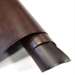 HOVĚZÍ KŮŽE - TŘÍSLOČINĚNÁ HLAZENICE - TMAVĚ HNĚDÁ - 1.6-1.7 mm