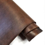 HOVĚZÍ KŮŽE - CRAZY HORSE - TMAVĚ HNĚDÁ - 2.3-2.5 mm