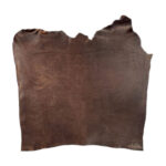 HOVĚZÍ KŮŽE - CRAZY HORSE - TMAVĚ HNĚDÁ - 2.3-2.5 mm - Obrázek 2