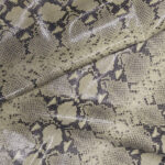 IMITACÍ HADÍ KŮŽE / HOVĚZÍ KŮŽE - PISTÁCIOVÁ