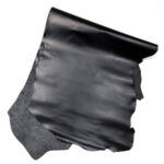 HOVĚZÍ KŮŽE / TŘÍSLOČINĚNÁ HLAZENICE - ČERNÁ - CRAZY HORSE - 1.8 mm - Obrázek 2