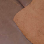 HOVĚZÍ KŮŽE - TŘÍSLOČINĚNÁ HLAZENICE - HNĚDÁ - CRAZY HORSE - 1,2-1,4 mm - Obrázek 3