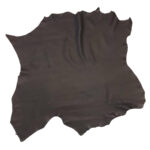 PRAVÁ KOZÍ KŮŽE - TMAVĚ HNĚDÁ - 1.1-1.3mm - Obrázek 5