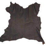 PRAVÁ KOZÍ KŮŽE - TMAVĚ HNĚDÁ - 1.1-1.3mm - Obrázek 4