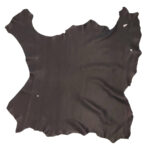 PRAVÁ KOZÍ KŮŽE - TMAVĚ HNĚDÁ - 1.1-1.3mm - Obrázek 3