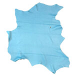 PRAVÁ KOZÍ KŮŽE - TYRKYSOVÁ - 1,3-1,5mm - Obrázek 8