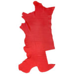 PRAVÁ KŮŽE - HOVĚZÍ USEŇ - ČERVENÁ - 1,6 – 1,9 mm - Obrázek 2