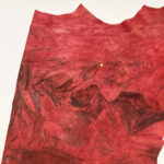 PRAVÁ KŮŽE - HOVĚZÍ USEŇ - ČERVENÁ - 1,2 – 1,4 mm - Obrázek 3