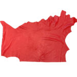 PRAVÁ KŮŽE - HOVĚZÍ USEŇ - ČERVENÁ - 1,2 – 1,4 mm - Obrázek 2