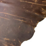 HOVĚZÍ KŮŽE - TŘÍSLOČINĚNÁ HLAZENICE - HNĚDÁ  - CRAZY HORSE - 1.4-1.6mm - Obrázek 2