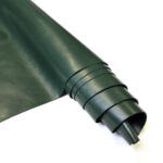 HOVĚZÍ KŮŽE - TŘÍSLOČINĚNÁ HLAZENICE - TMAVĚ ZELENÁ - 1,0-1,1 mm