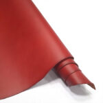 HOVĚZÍ KŮŽE - TŘÍSLOČINĚNÁ HLAZENICE - ČERVENÁ - 1.5-1.7 mm