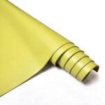 HOVĚZÍ KŮŽE - TŘÍSLOČINĚNÁ HLAZENICE - CITRONOVÁ - 1,5-1,6 mm