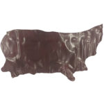 HOVĚZÍ KŮŽE - TŘÍSLOČINĚNÁ HLAZENICE - HNĚDÁ - 1.3-1.4 mm - Obrázek 2