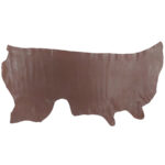 HOVĚZÍ KŮŽE - TŘÍSLOČINĚNÁ HLAZENICE - HNĚDÁ - 1.2-1.3 mm - Obrázek 2