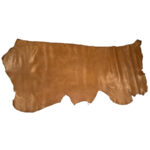 HOVĚZÍ KŮŽE - TŘÍSLOČINĚNÁ HLAZENICE - ORANŽOVÁ - 1.4-1.6 mm - Obrázek 2