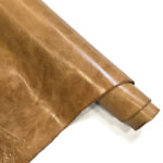 HOVĚZÍ KŮŽE - TŘÍSLOČINĚNÁ HLAZENICE - SVĚTLE HNĚDÁ - 1.3-1.5 mm