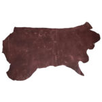 HOVĚZÍ KŮŽE - TŘÍSLOČINĚNÁ HLAZENICE - CRAZY HORSE - VÍNOVÁ  - 1.4-1.6 mm - Obrázek 2