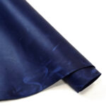 HOVĚZÍ KŮŽE - TŘÍSLOČINĚNÁ HLAZENICE - CRAZY HORSE - MODRÁ - 1.2-1.4 mm