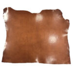 HOVĚZÍ KŮŽE - TŘÍSLOČINĚNÁ HLAZENICE - COGNAC - 3,5 - 3,6 mm - Obrázek 3