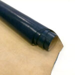 HOVĚZÍ KŮŽE / TŘÍSLOČINĚNÁ HLAZENICE - MODRÁ - 1,2-1.5 mm - Obrázek 2