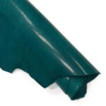 HOVĚZÍ KŮŽE - TŘÍSLOČINĚNÁ HLAZENICE - TYRKYSOVÁ - 3.3 - 3.5 mm