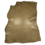 HOVĚZÍ KŮŽE - TŘÍSLOČINĚNÁ HLAZENICE - SVĚTLE KHAKI - 3.3 - 3.5 mm - Obrázek 2