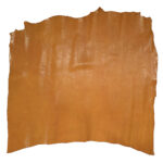 HOVĚZÍ KŮŽE - TŘÍSLOČINĚNÁ HLAZENICE - ORANŽOVÁ - 1.3-1.4 mm - Obrázek 2