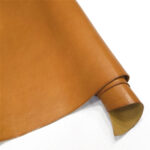 HOVĚZÍ KŮŽE - TŘÍSLOČINĚNÁ HLAZENICE - ORANŽOVÁ - 1.3-1.4 mm