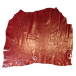 HOVĚZÍ KŮŽE – TŘÍSLOČINĚNÁ HLAZENICE - ČERVENÁ - 1.3-1.5 mm - Obrázek 2