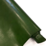 HOVĚZÍ KŮŽE - TŘÍSLOČINĚNÁ HLAZENICE - ZELENÁ - 1.2-1.3 mm