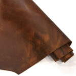 HOVĚZÍ KŮŽE – CRAZY HORSE - HNĚDÁ - 1.5-1.7 mm