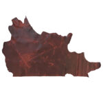 HOVĚZÍ KŮŽE – CRAZY HORSE - BORDÓ - 1.5-1.6 mm - Obrázek 2