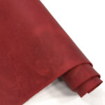 HOVĚZÍ KŮŽE – CRAZY HORSE - ČERVENÁ - 2.1-2.3 mm