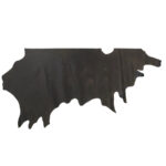 HOVĚZÍ KŮŽE – CRAZY HORSE - ČERNÁ (ANTRACITOVÁ) - 1.5-1.6 mm - Obrázek 2