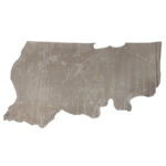 HOVĚZÍ KŮŽE – CRAZY HORSE - SVĚTLE ŠEDÁ - 1.6-1.9 mm - Obrázek 2